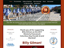 Tablet Screenshot of columbusdayparade.net